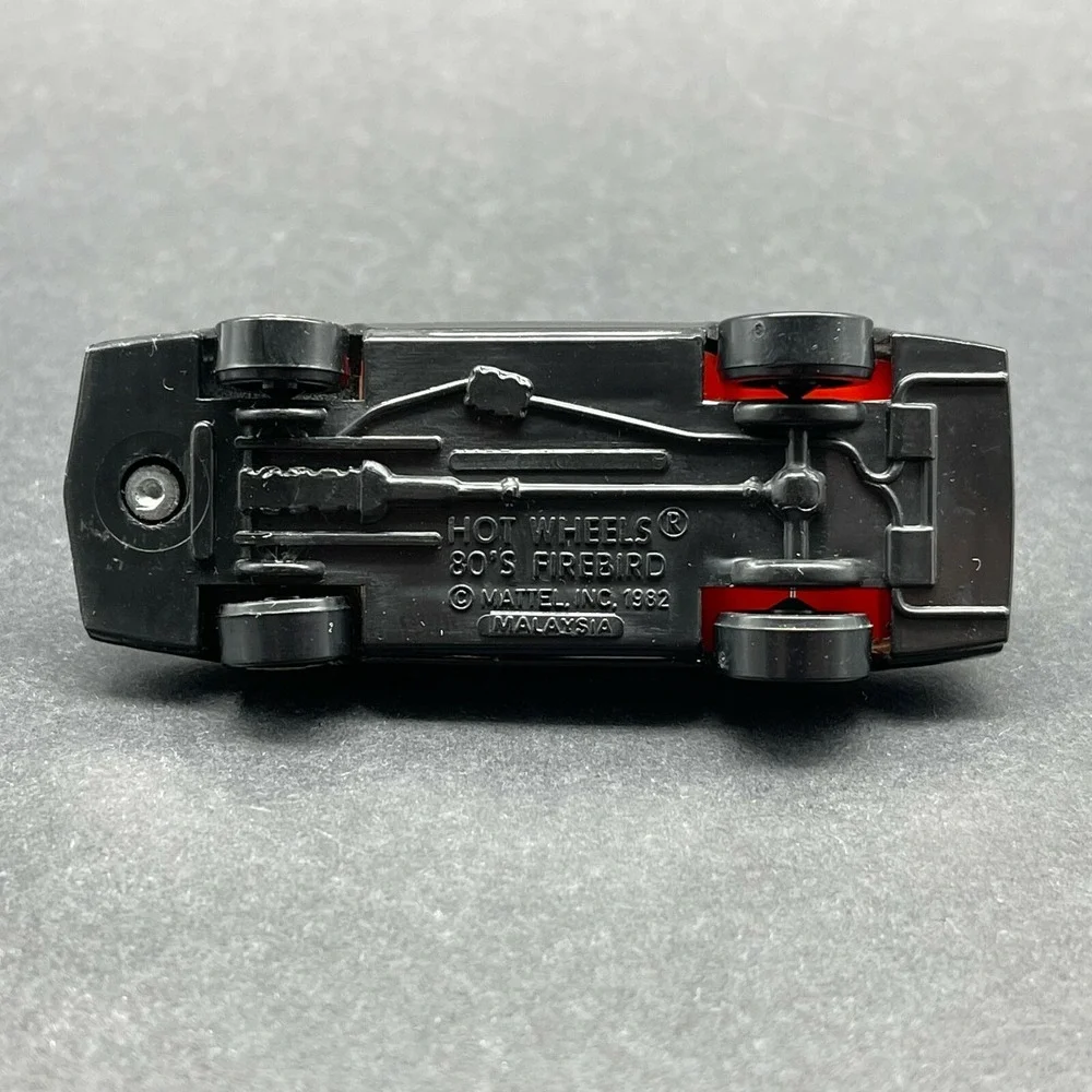 Hot Wheels 1980s Pontiac Firebird T-Tops Car Black‎ Diecast 1/64 Scale Loose